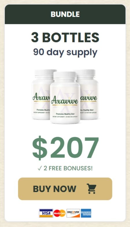 Axavive Buy 3 Bottles